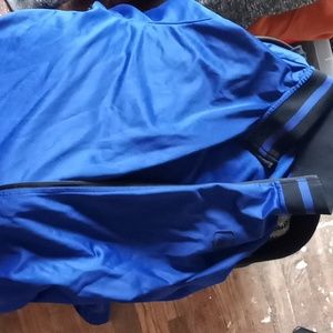 Blue and black And1 jacket